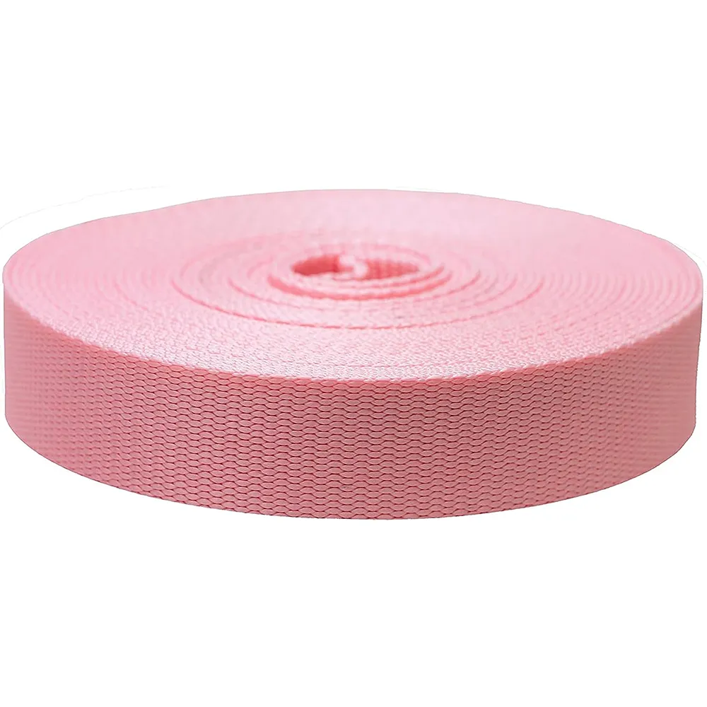 1.5" Poly Webbing - Baby Pink