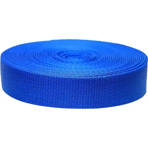 1.5" Poly Webbing - Pacific Blue