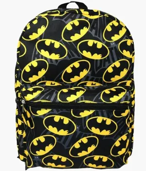 16" Batman Logo Backpack