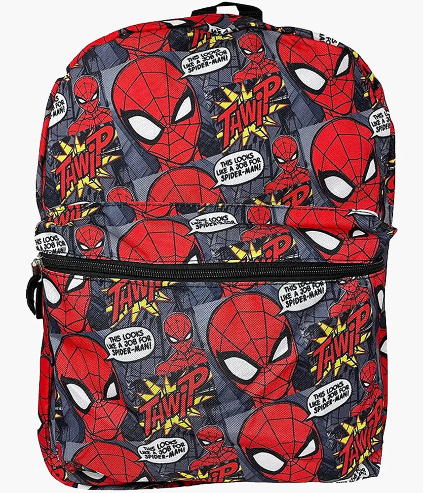 16" Marvel Spider-Man All Over Print Backpack