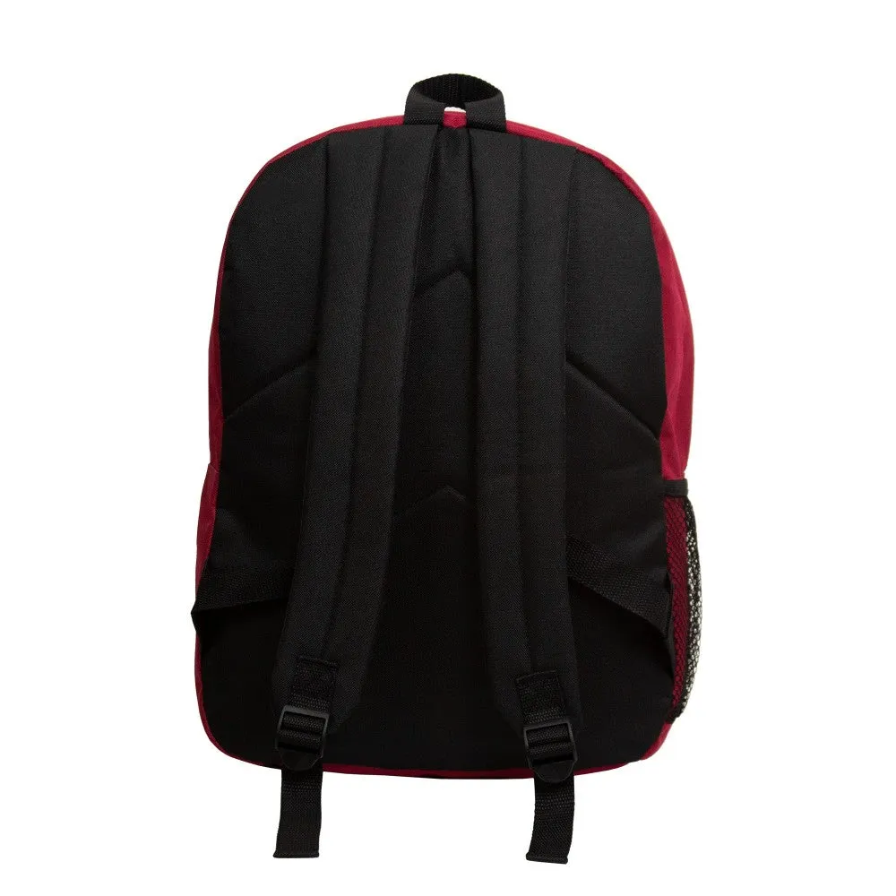 17" Classic Bulk Burgundy Backpacks - Wholesale Case of 24 Bookbags