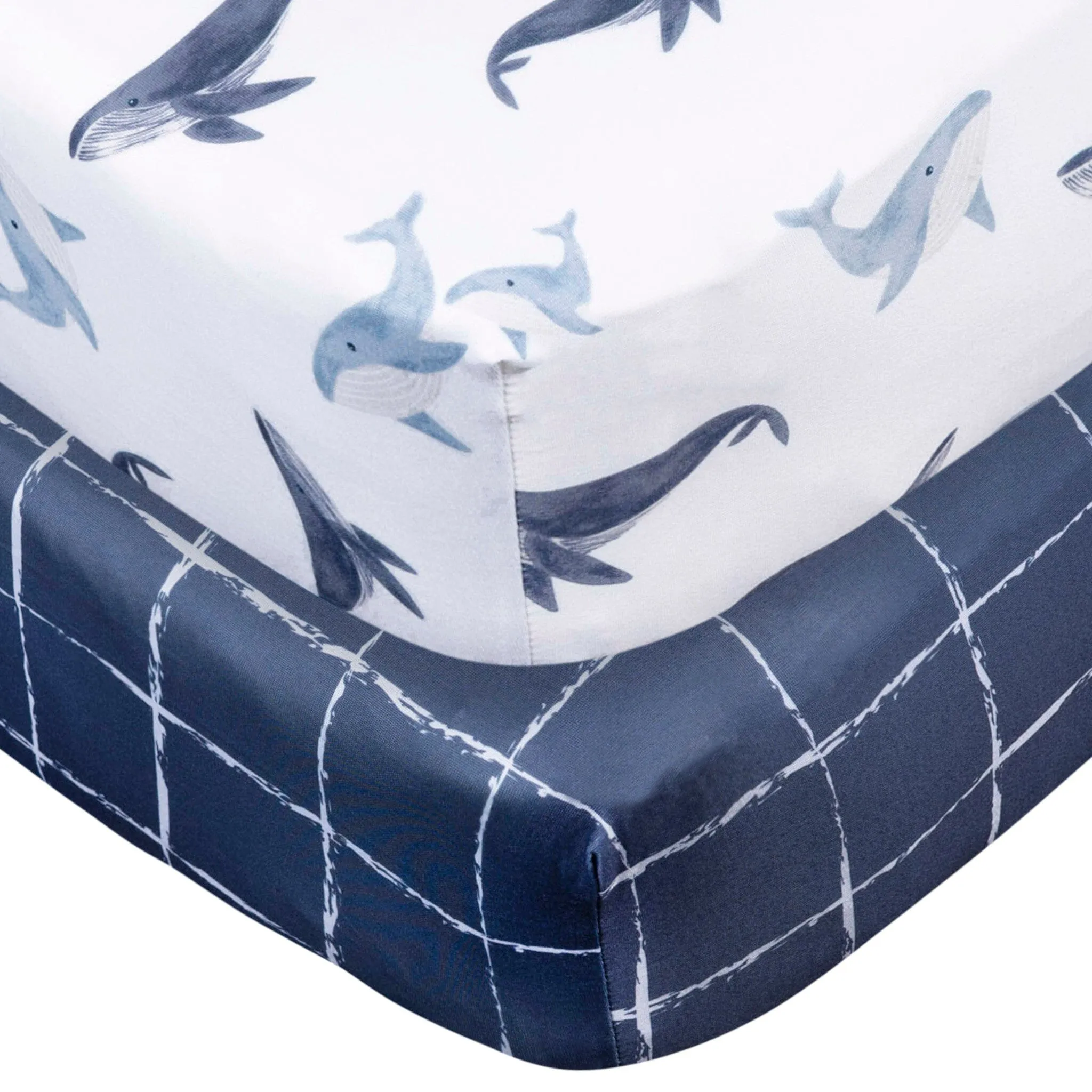 2-Pack Boys Coastal Calm Crib Sheets