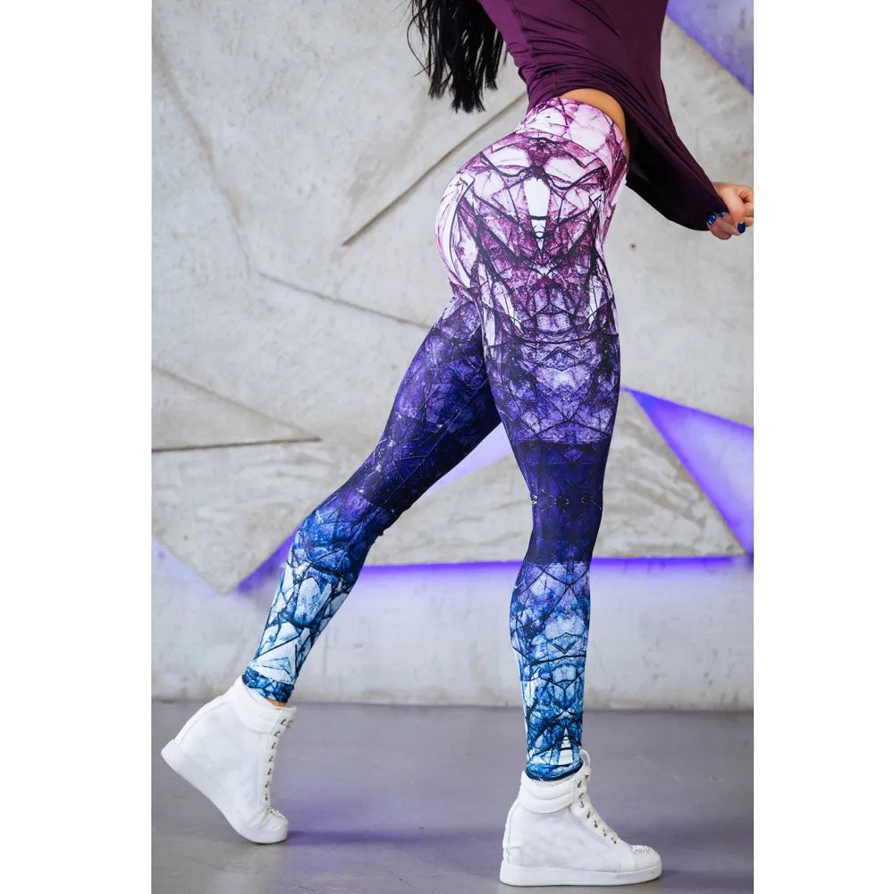 Abstract Pattern Yoga Pants