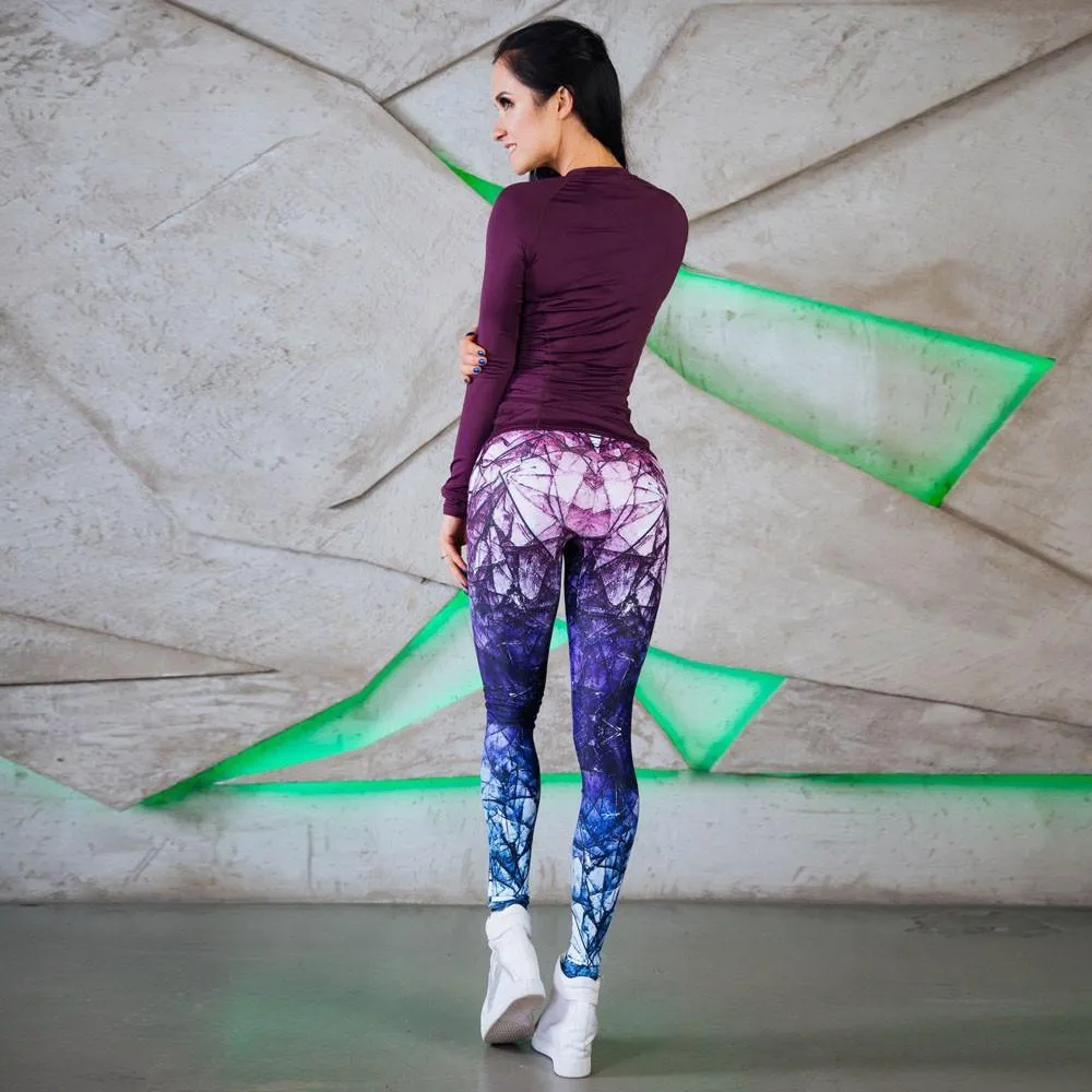 Abstract Pattern Yoga Pants