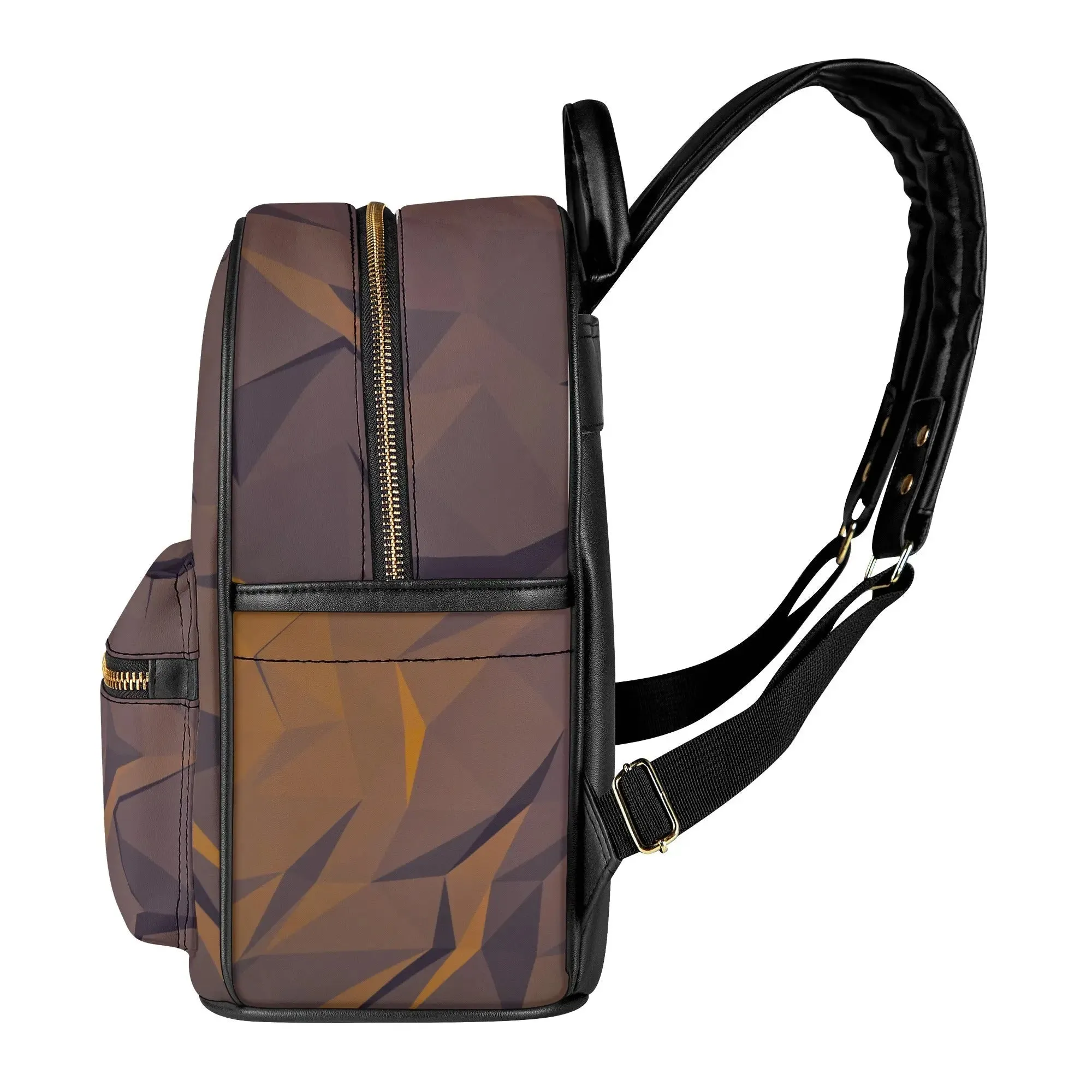 Activity Casual PU Backpack - Crystal Brown