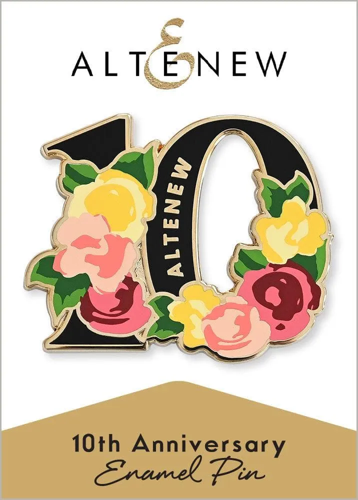 Altenew's 10th Anniversary Enamel Pin