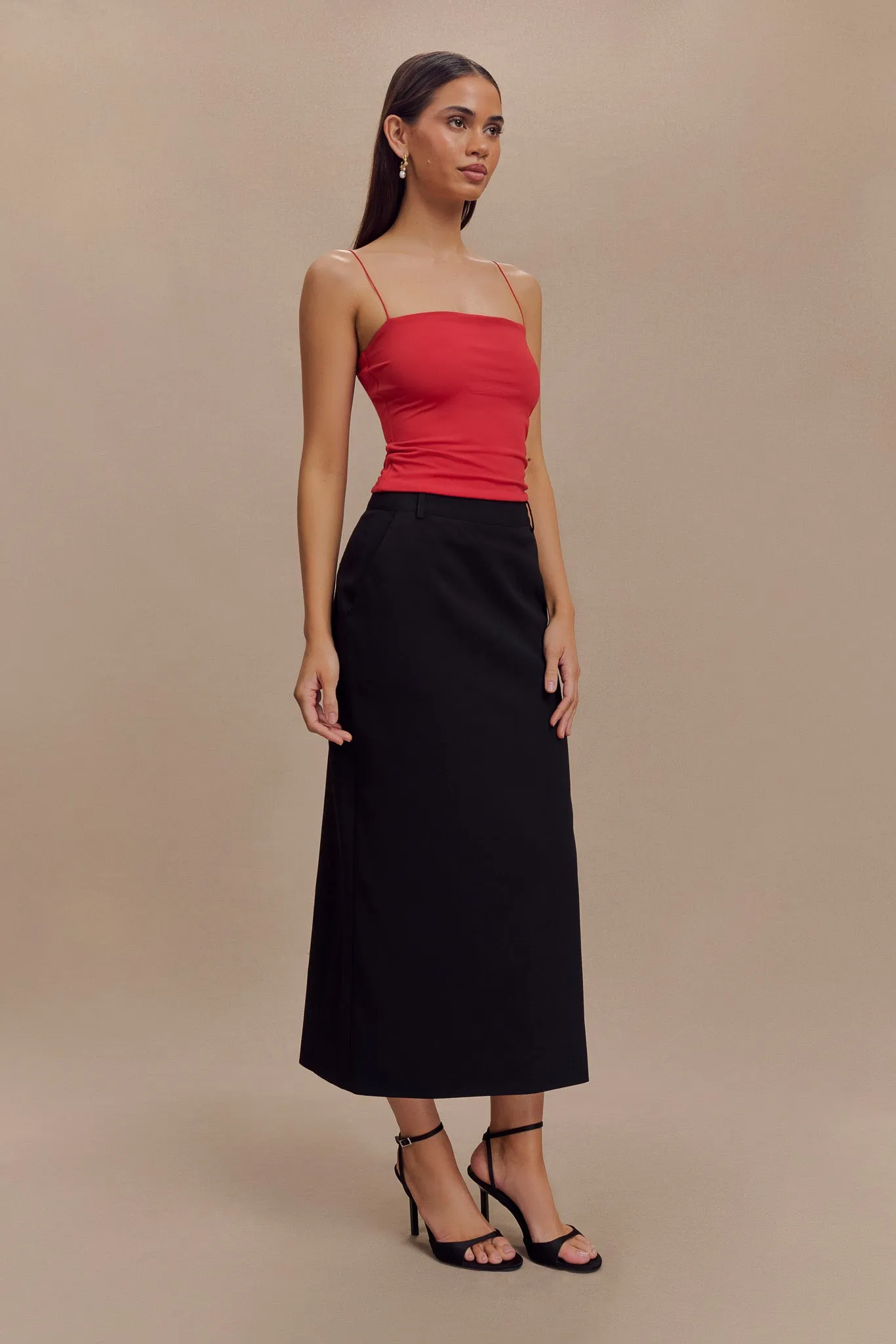 Ambrose Midi Skirt - Black