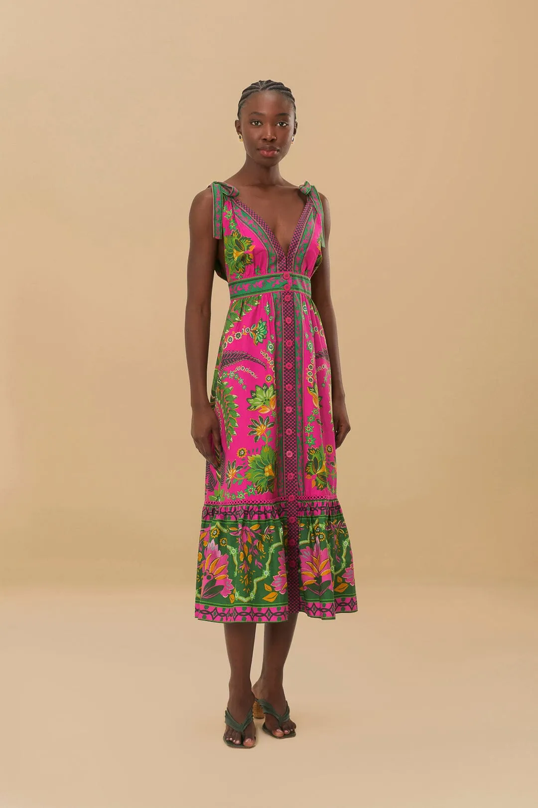 Ana Tapestry Midi Dress