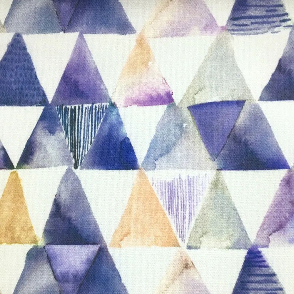 Andes Printed Cotton Fabric (By The Metre) Violet