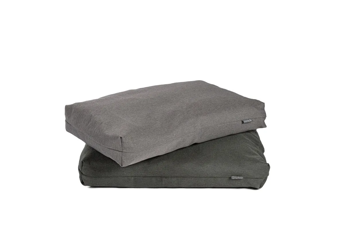 Anti-Bacterial Deluxe Duvet Dog Bed Steel Grey by Danish Design