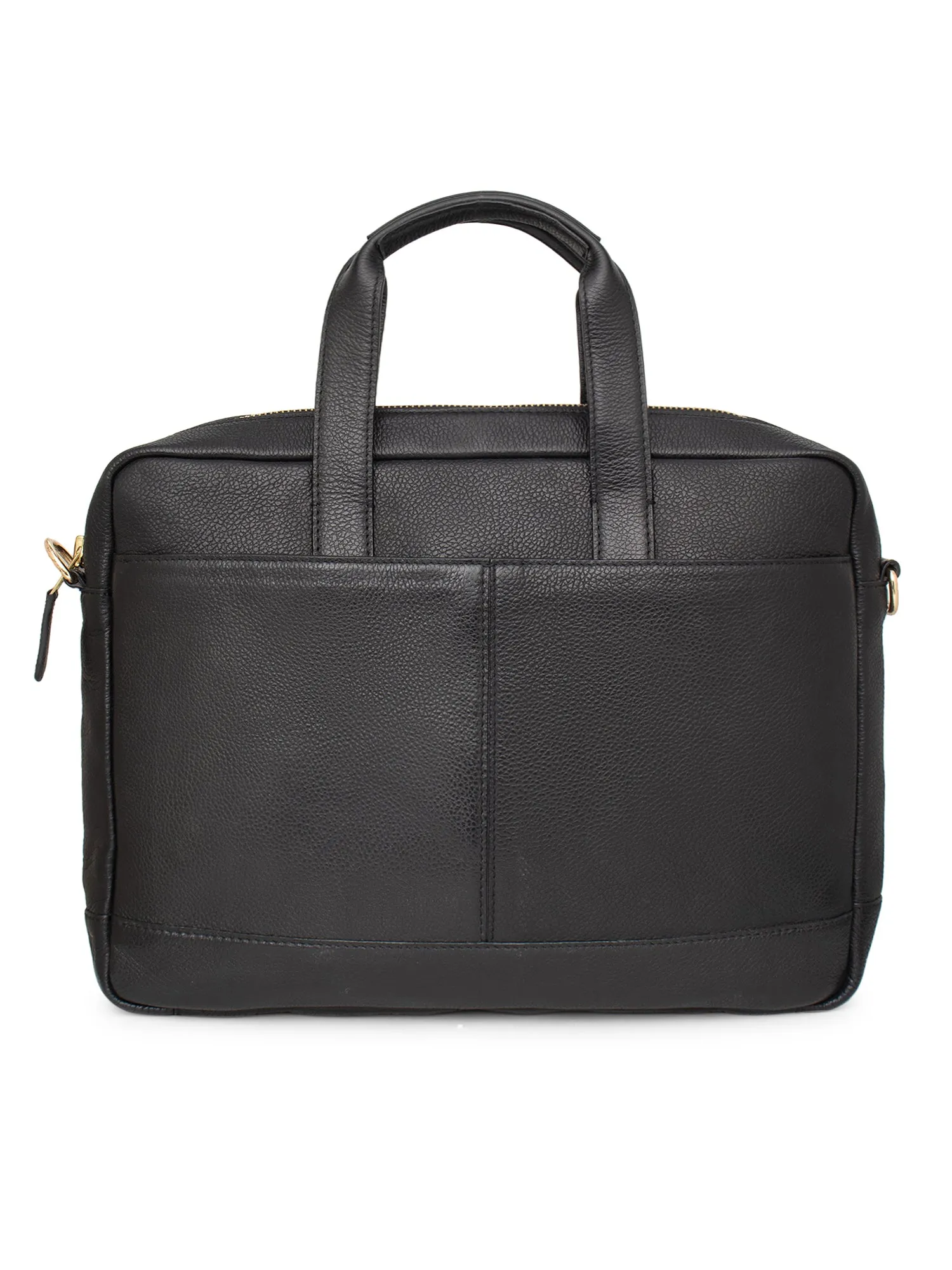 Argent Leather Portfolio Laptop Bag