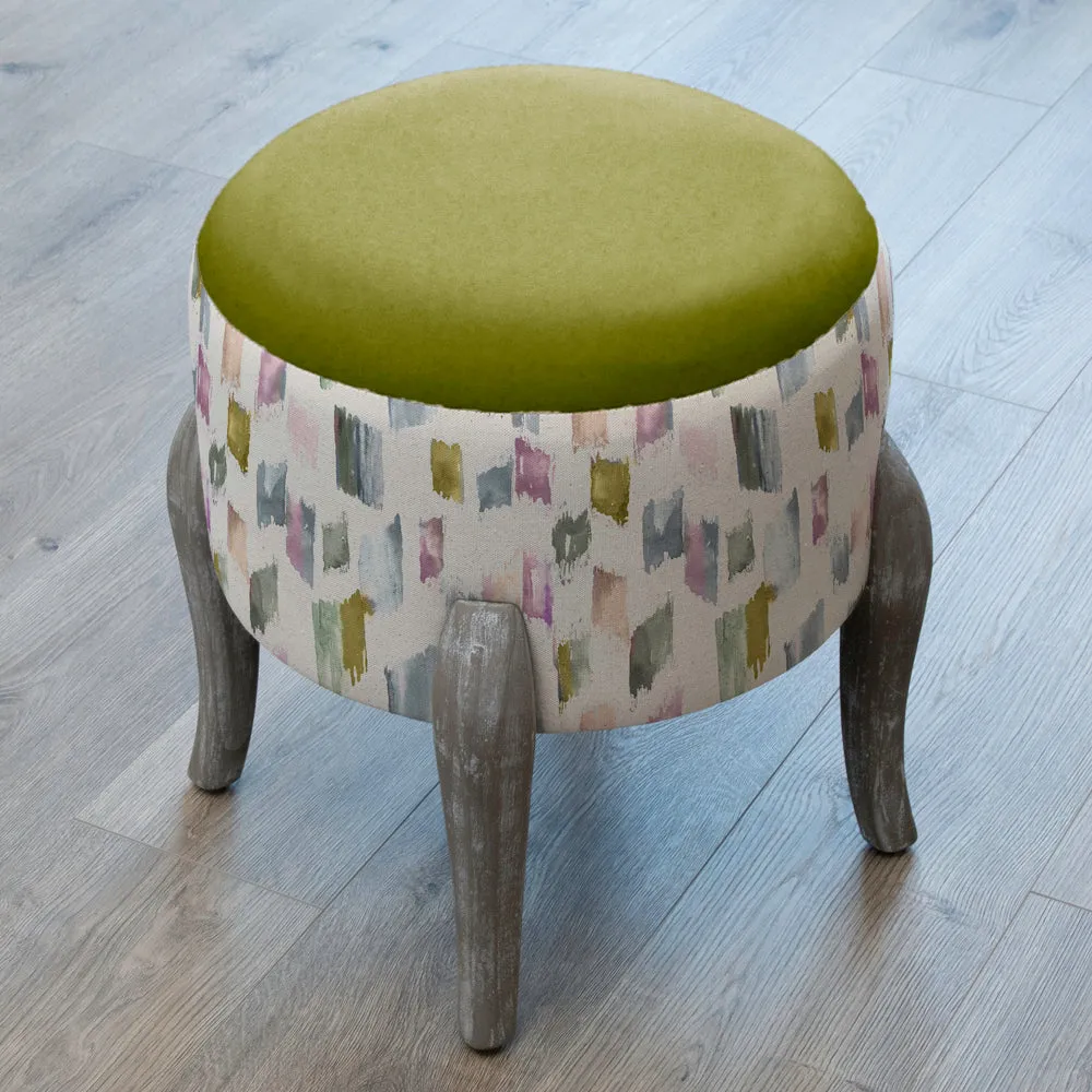 Arwen Printed Finn Footstool Meadow