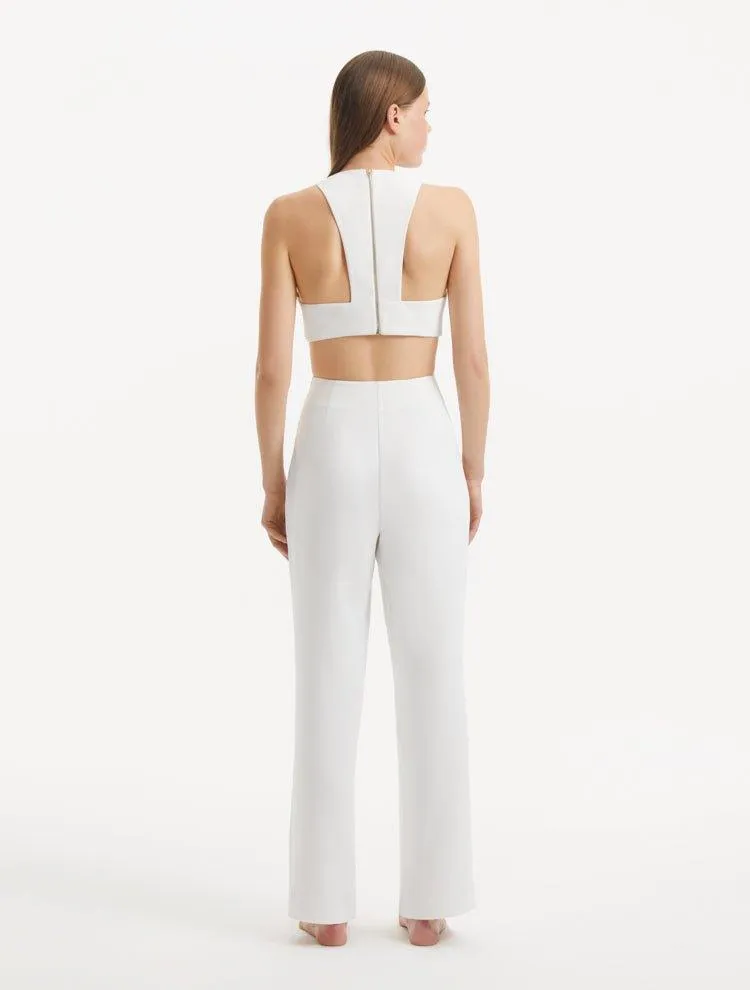 Augustine White Brown Top and Wade Pants