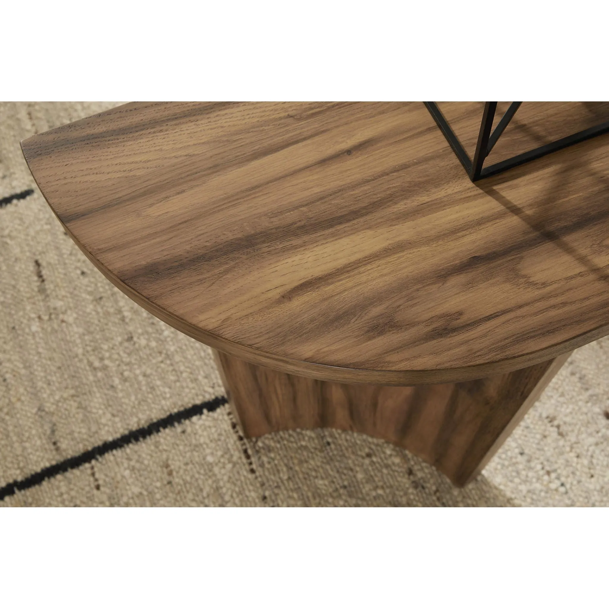 Austanny Sofa Table - Warm Brown