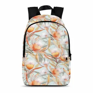 Australian Floral Green Adult Casual Backpack