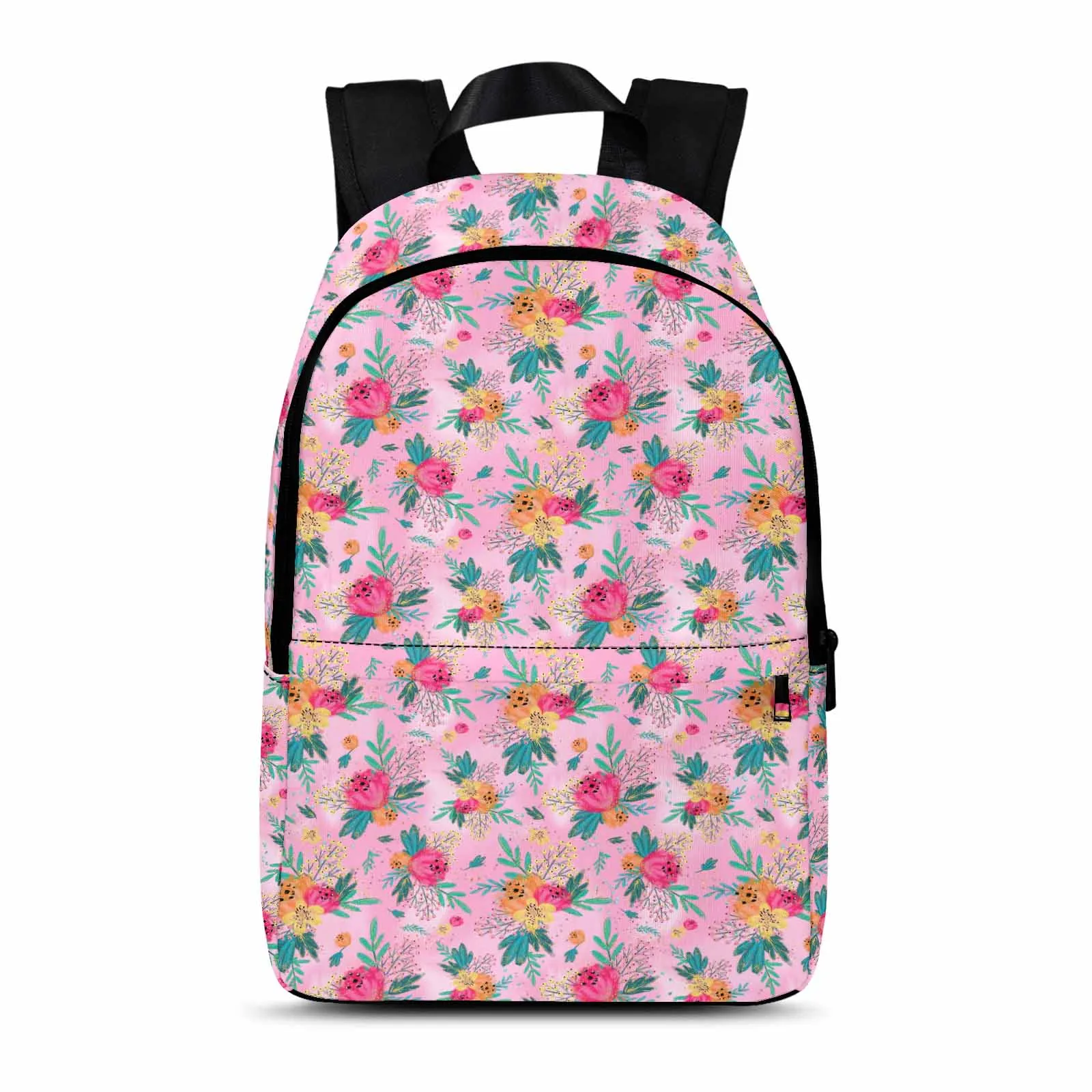 Australian Floral Pink Adult Casual Backpack