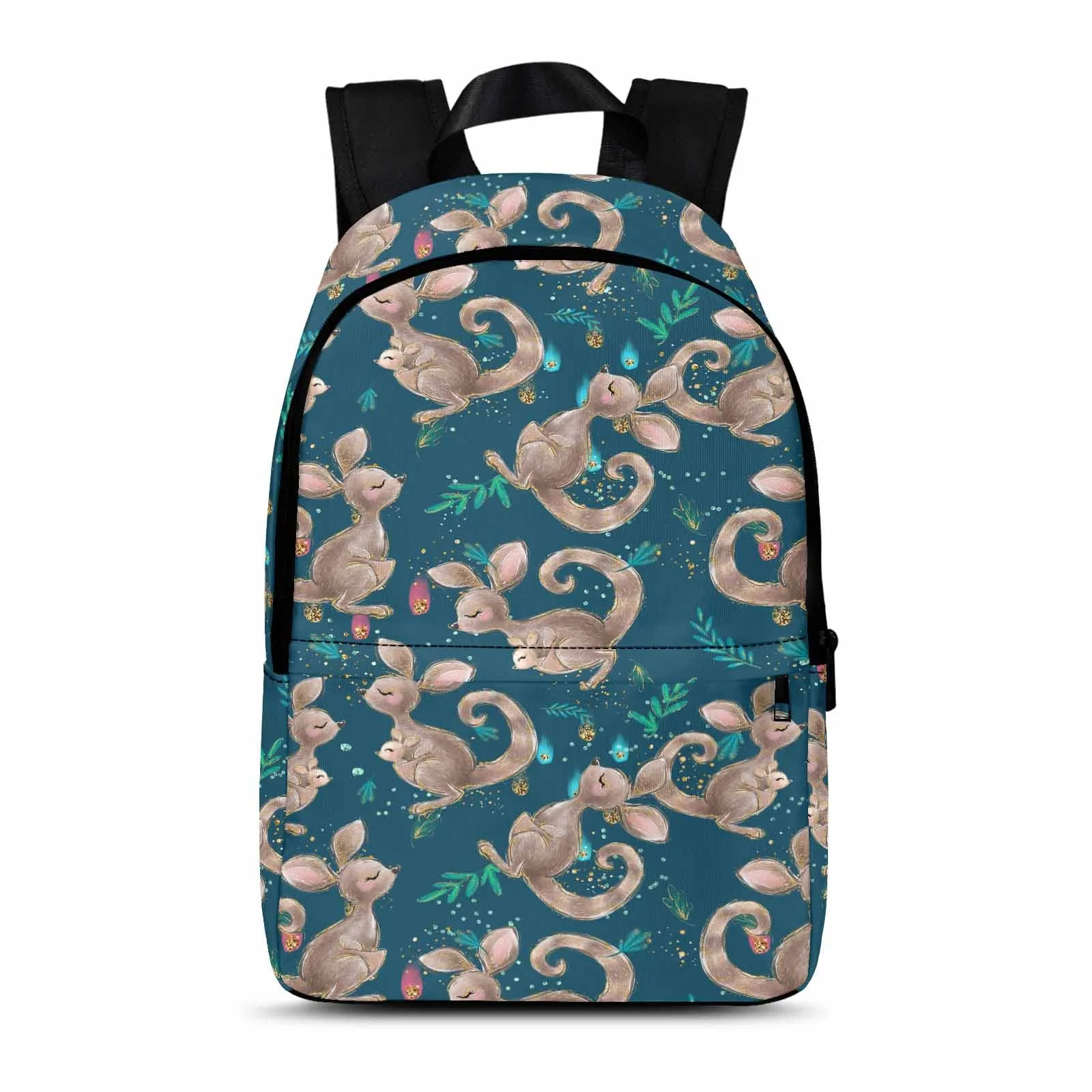 Australian Kangaroos Blue Adult Casual Backpack