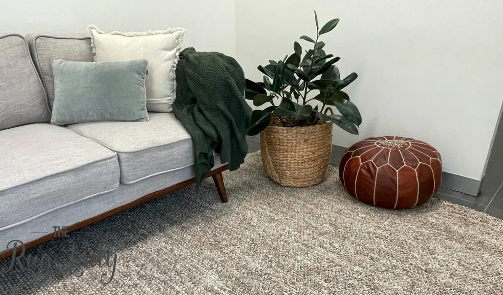 Avani Taupe Beige Loop Rug