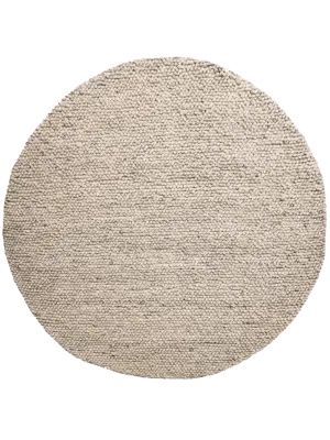 Avani Timeless Grey Loop Round Rug