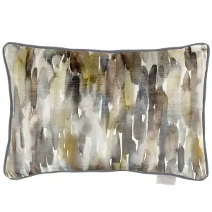 Azima Printed Feather Cushion Bamboo