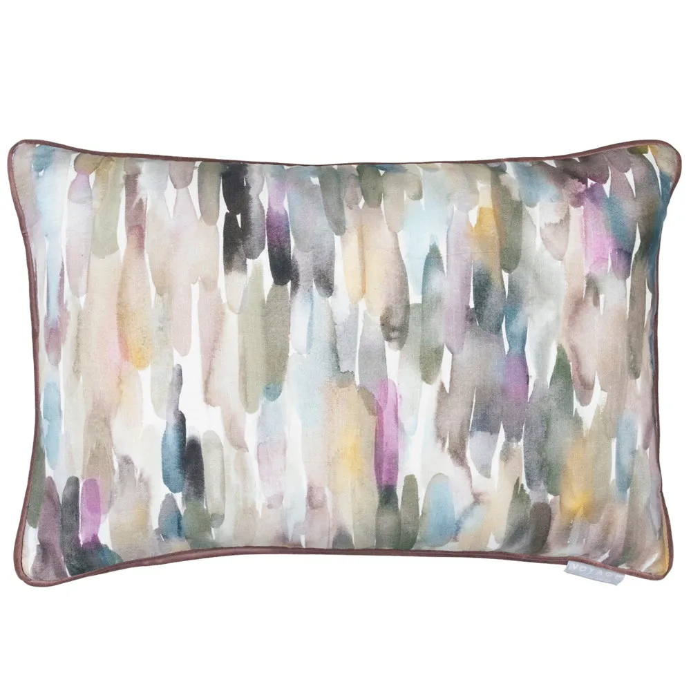 Azima Printed Feather Cushion Ironstone