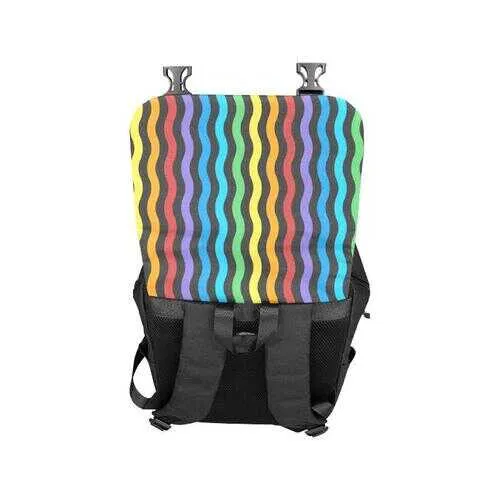 Backpacks, Vertical Rainbow Stripes Style Backpack Bag