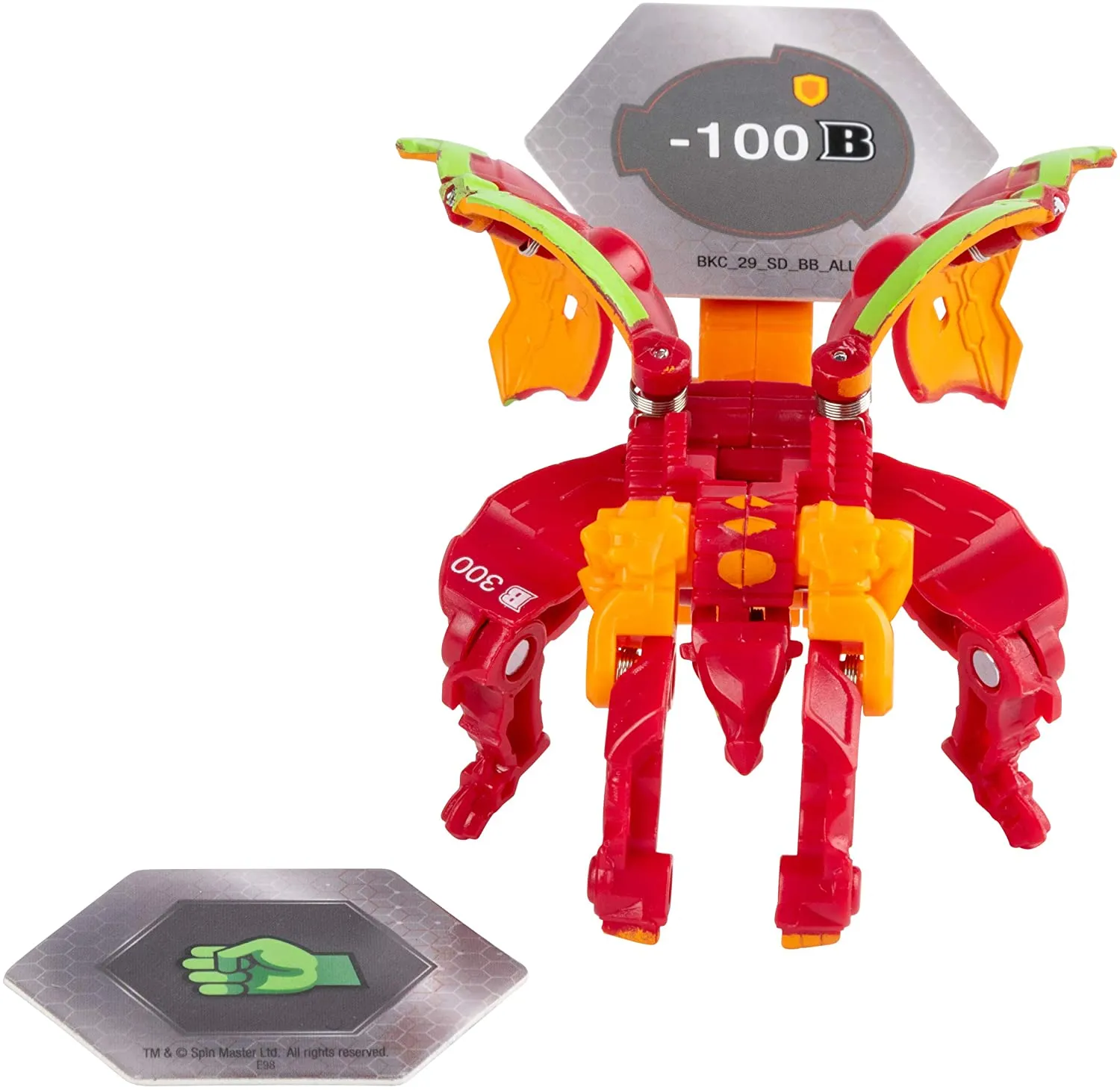 BAKUGAN Battle Brawlers Battle Planet BAKUGAN ULTRA RED PYRUS GARGANOID