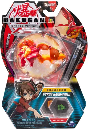 BAKUGAN Battle Brawlers Battle Planet BAKUGAN ULTRA RED PYRUS GARGANOID