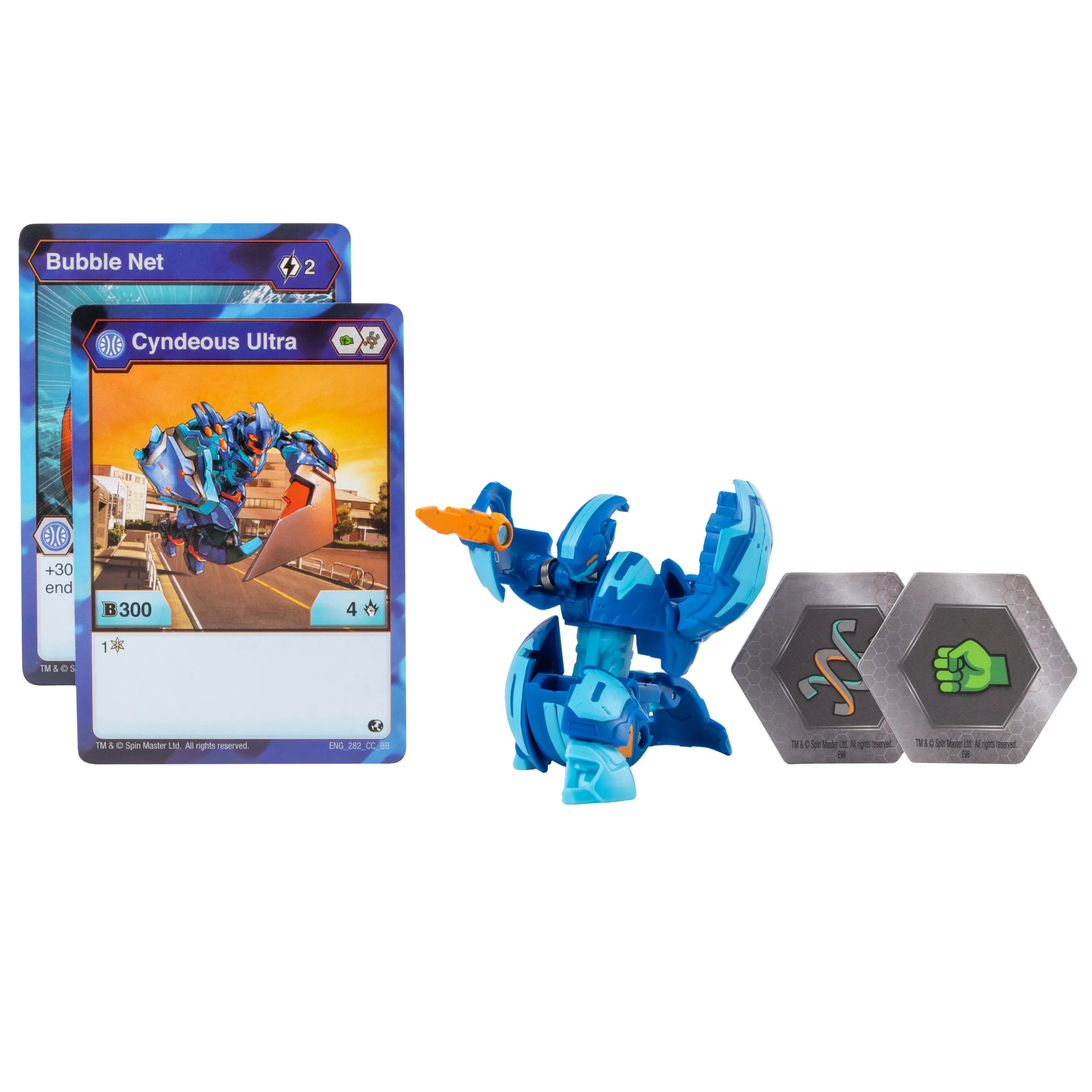 Bakugan Ultra, Aquos Cyndeous, 3-inch Collectible Action Figure and Trading Card, for Ages 6 and Up