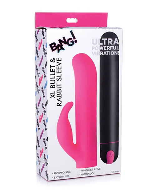 Bang! Xl Bullet & Rabbit Silicone Sleeve