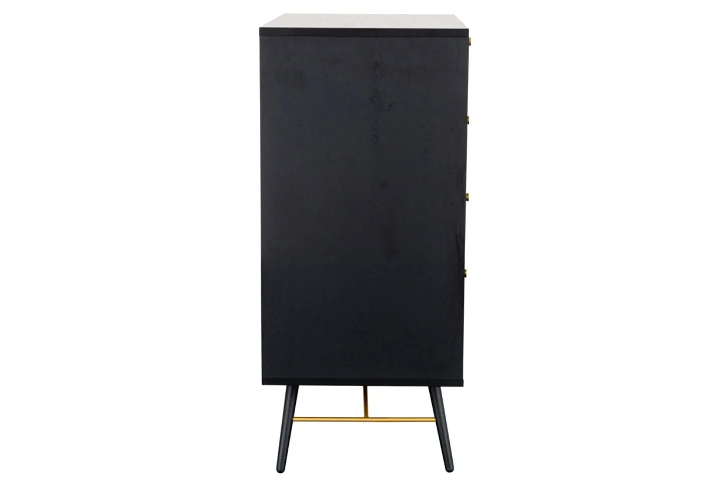 Barcelona Black & Copper 4-Drawer Chest by Vida Living