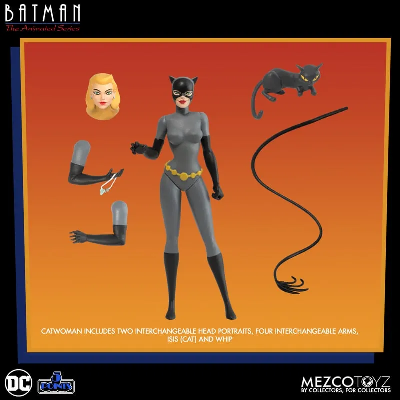 Batman: The Animated Series 5 Points Action Figures (Set of 4) - Mezco