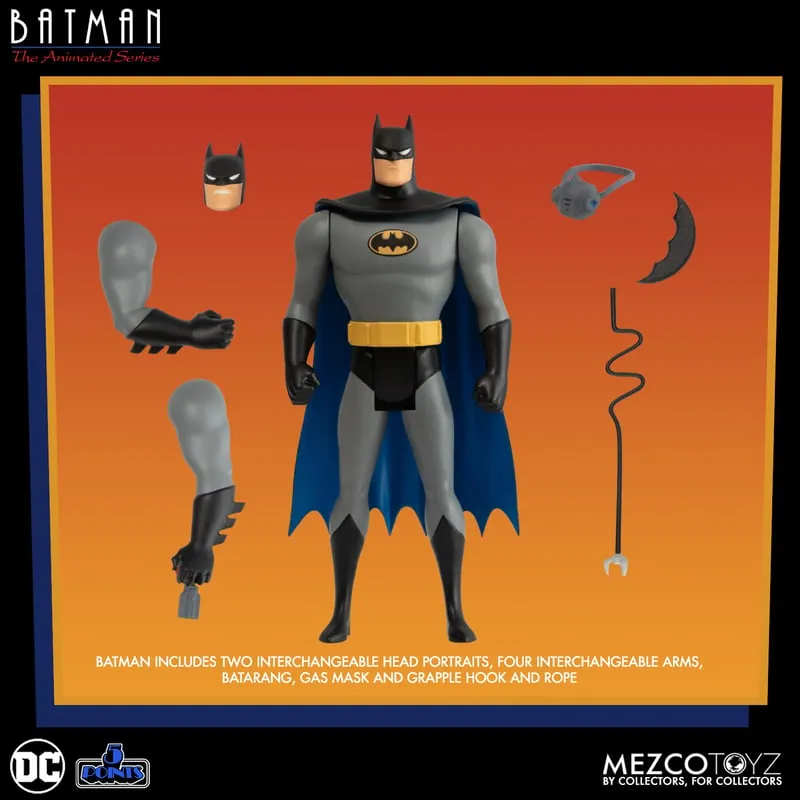 Batman: The Animated Series 5 Points Action Figures (Set of 4) - Mezco