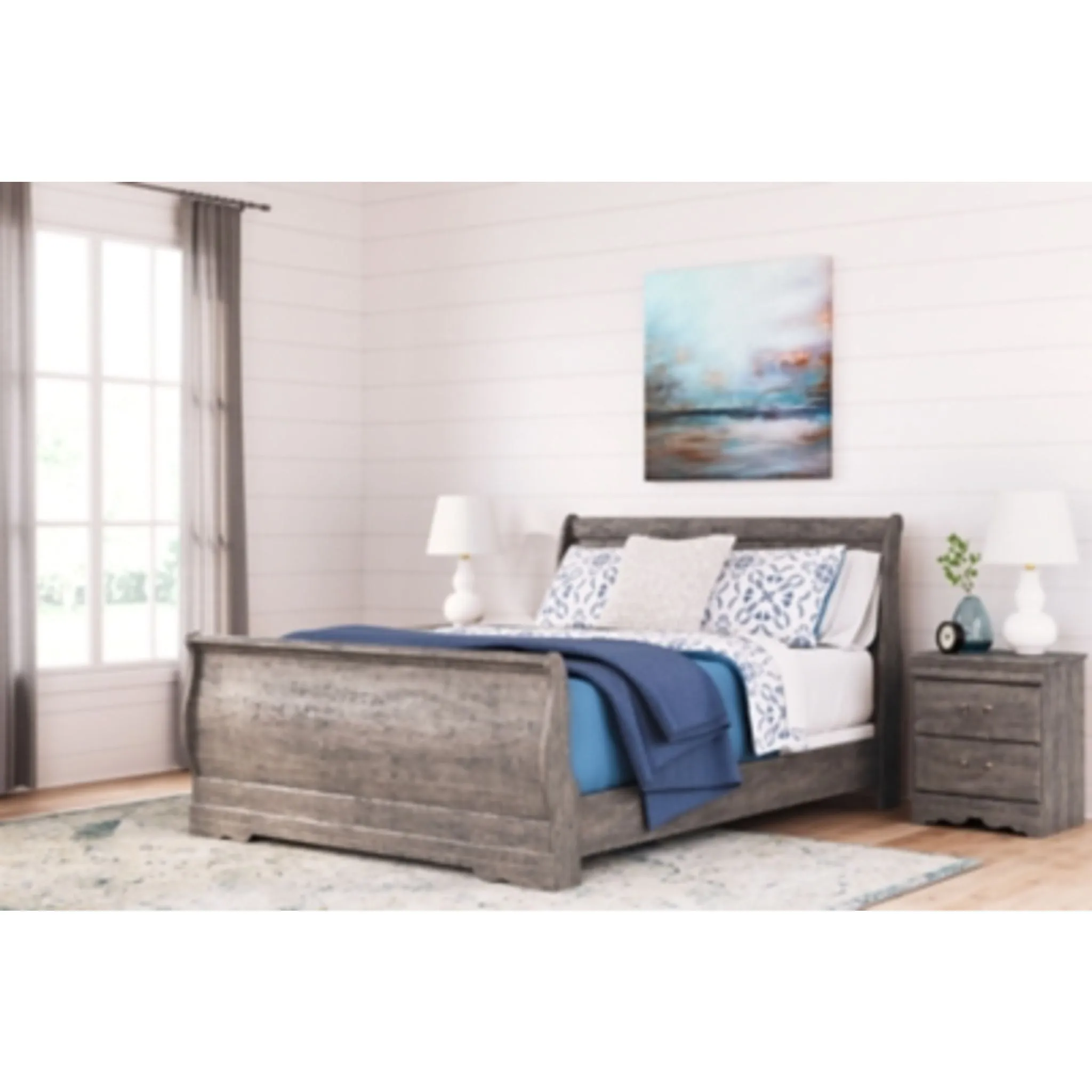 Bayzor Queen Sleigh Bed