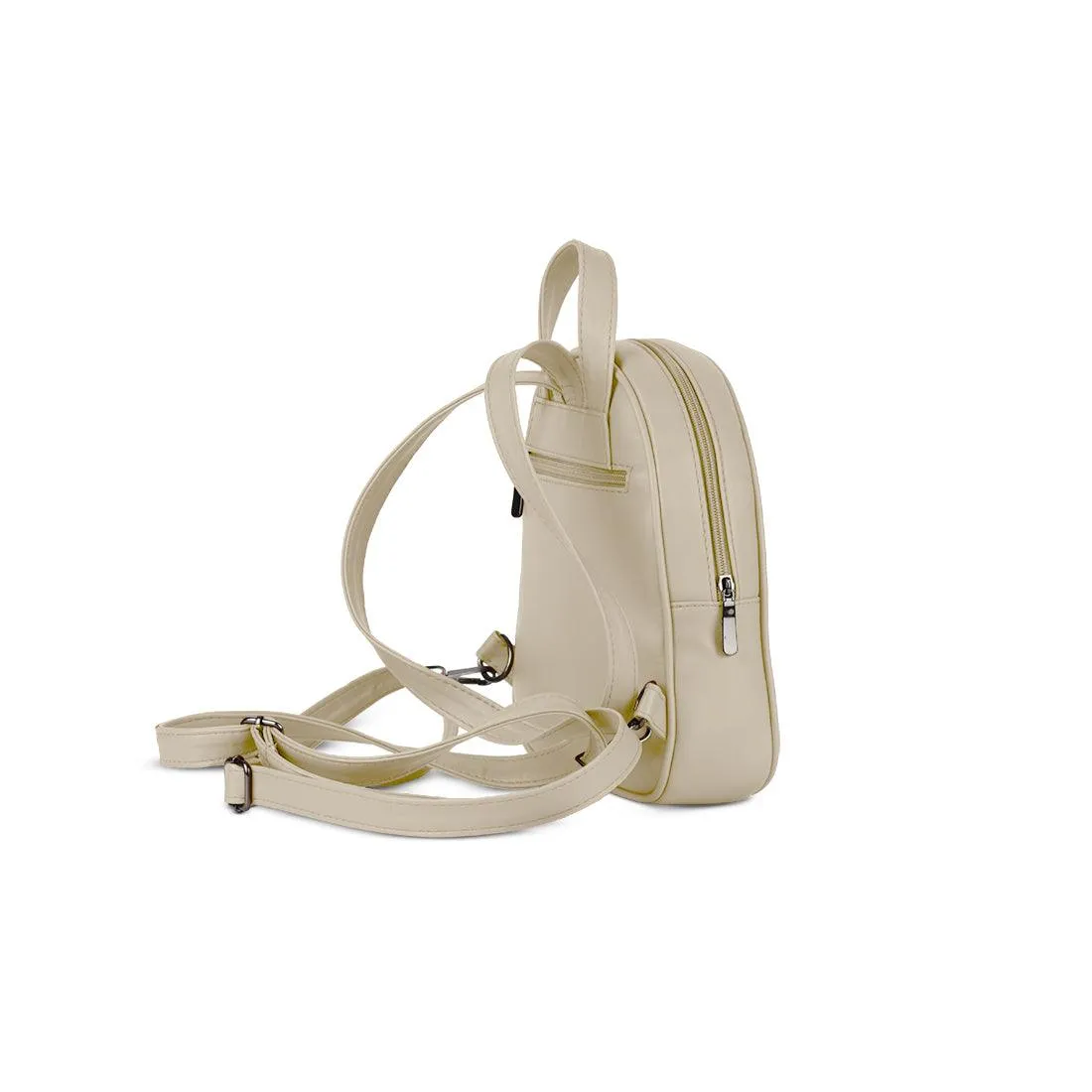 Beige O Mini Backpacks Lollypop