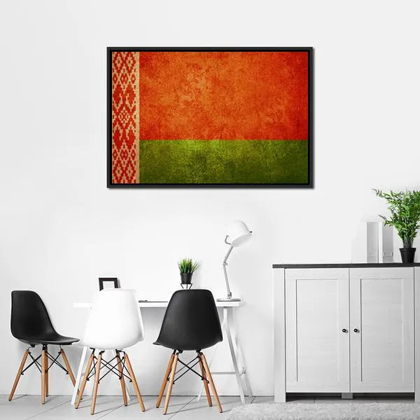 Belarus Flag Canvas Wall Art