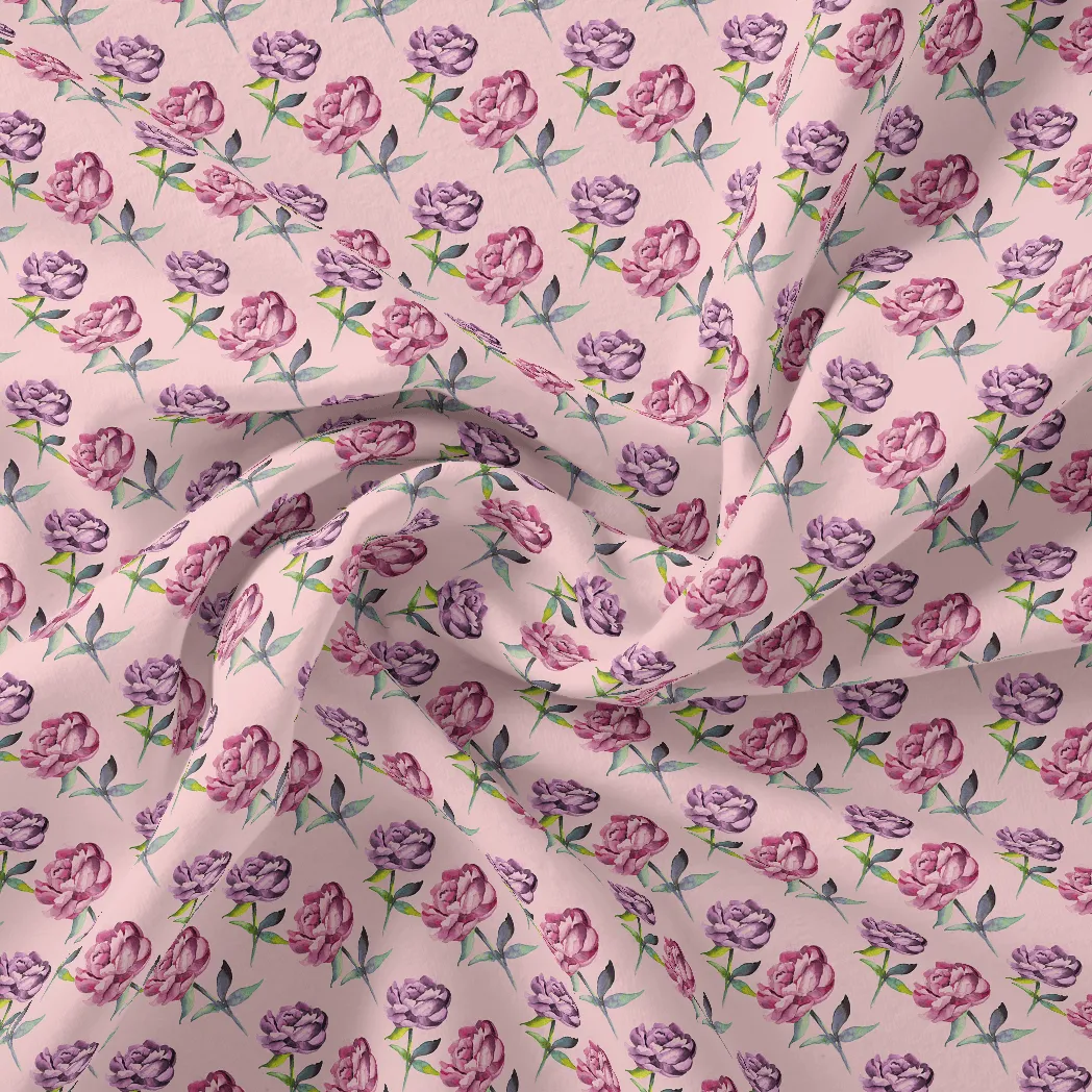 Benifuji Flower Pure Cotton Printed Fabric Material