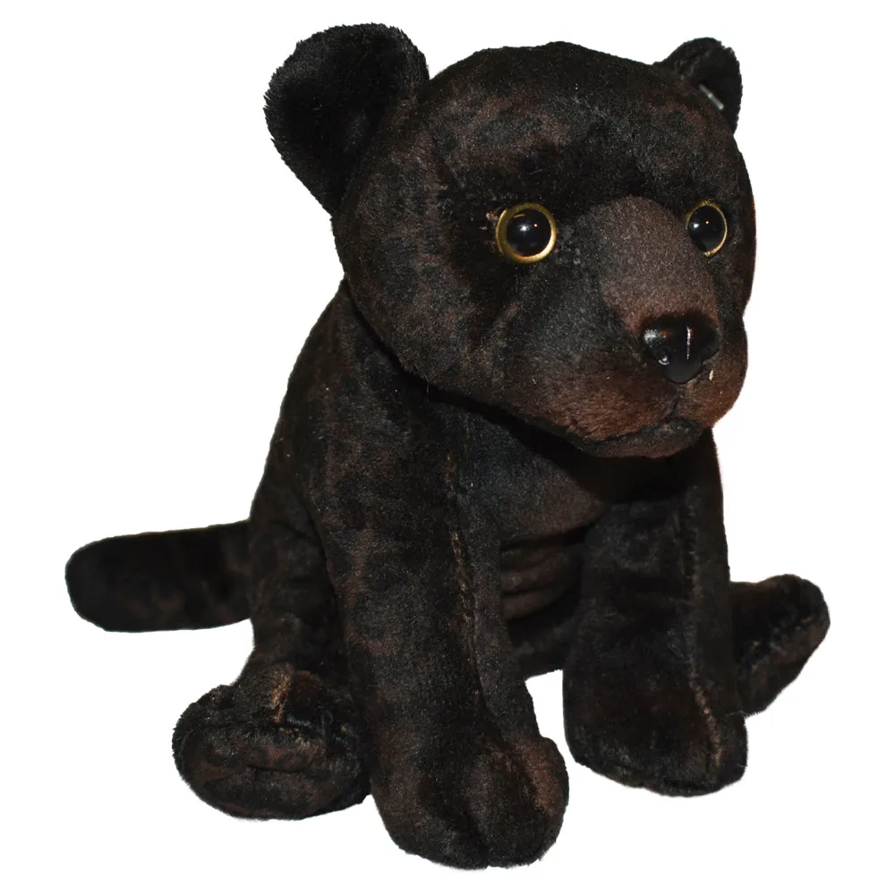 Black Jaguar Stuffed Animal - 8"