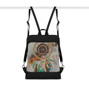 Black Laptop Backpack Dream Catcher