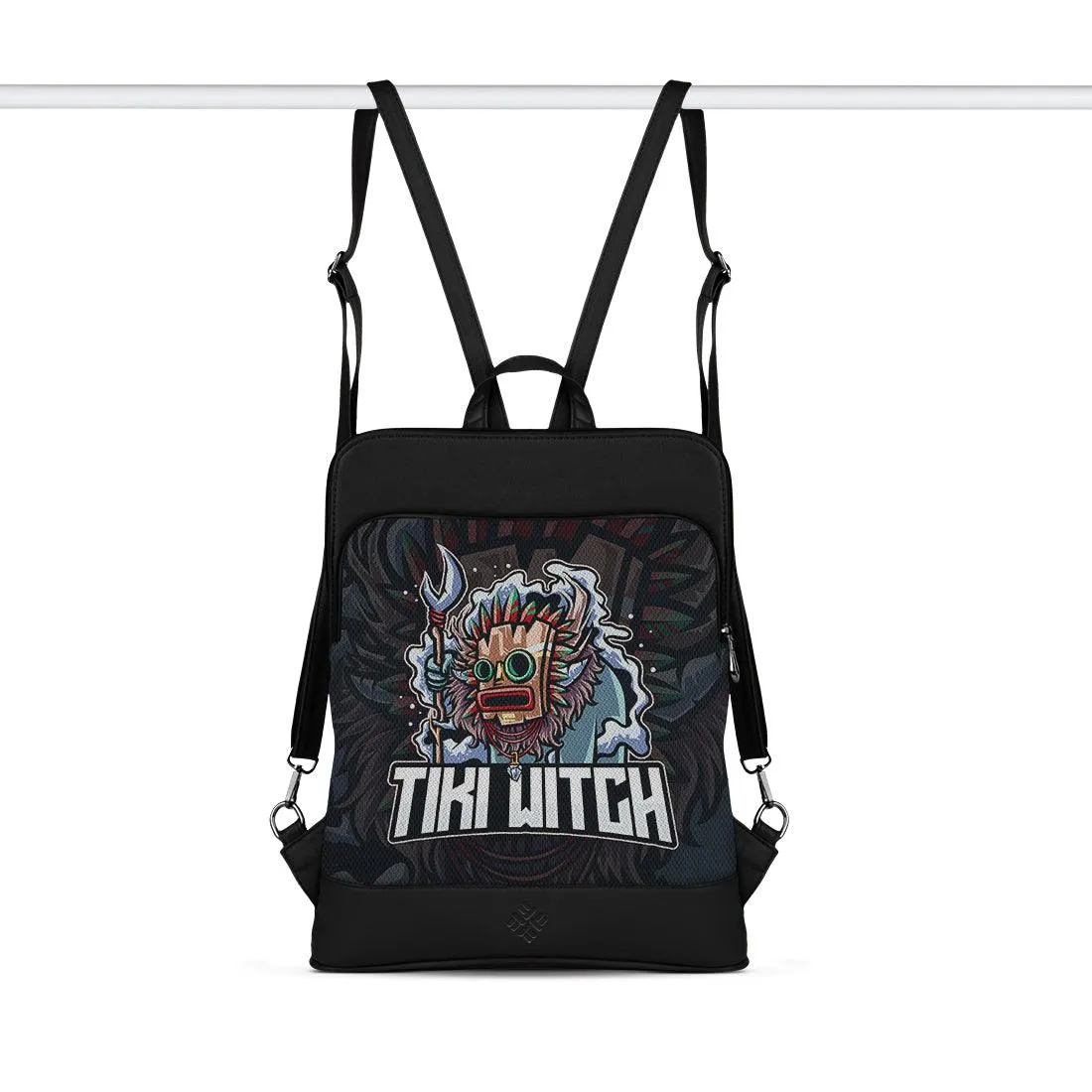 Black Laptop Backpack TIKI Witch