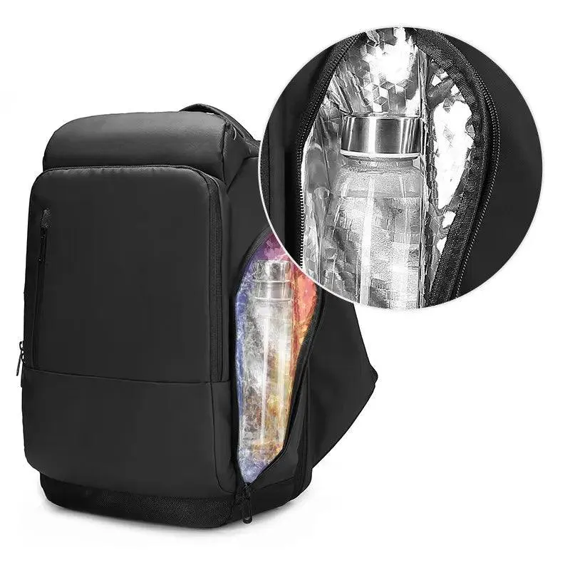 Black Laptop Cool Backpack For Men MCBO43 Waterproof Functional Backpacks