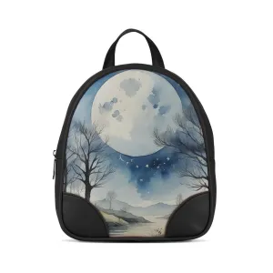 Black O Mini Backpacks Bright Moon