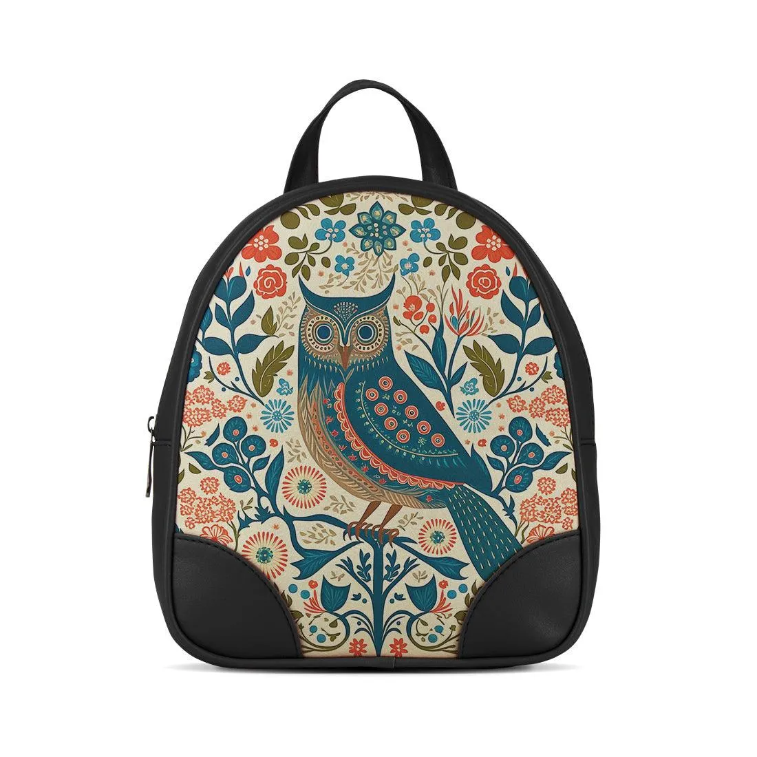 Black O Mini Backpacks Owl