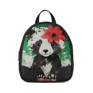 Black O Mini Backpacks Palestine panda