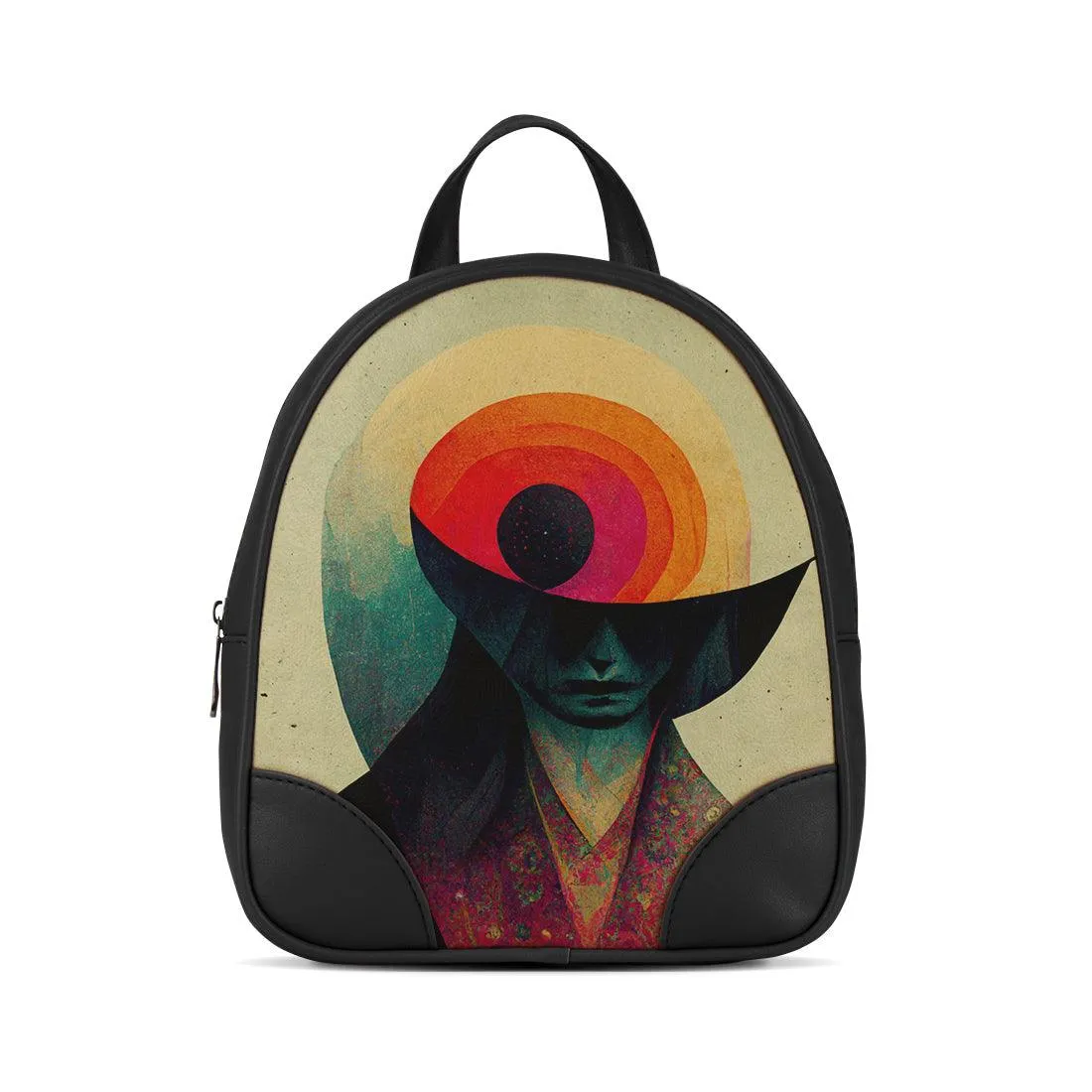 Black O Mini Backpacks Psychedelic