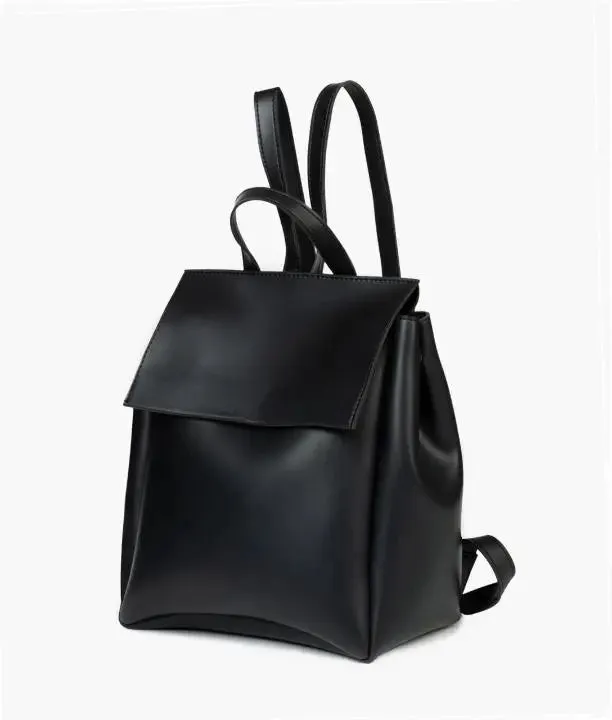 Black Women Leather Backpacks For women 557