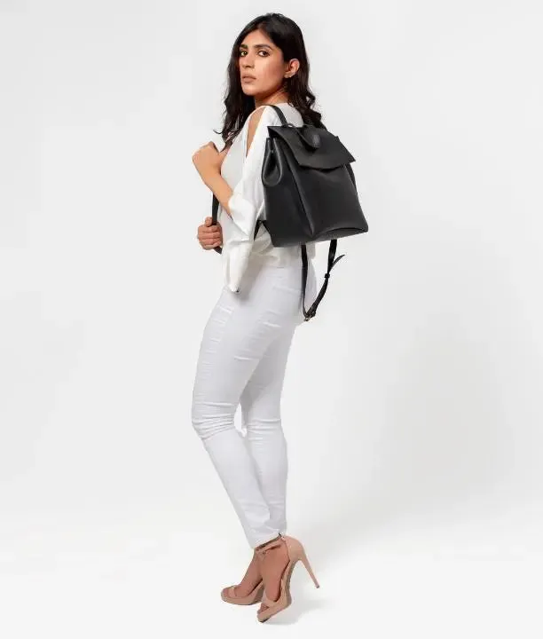 Black Women Leather Backpacks For women 557