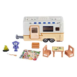 Bluey Caravan Adventure Playset | Includes Jean Luc Figure