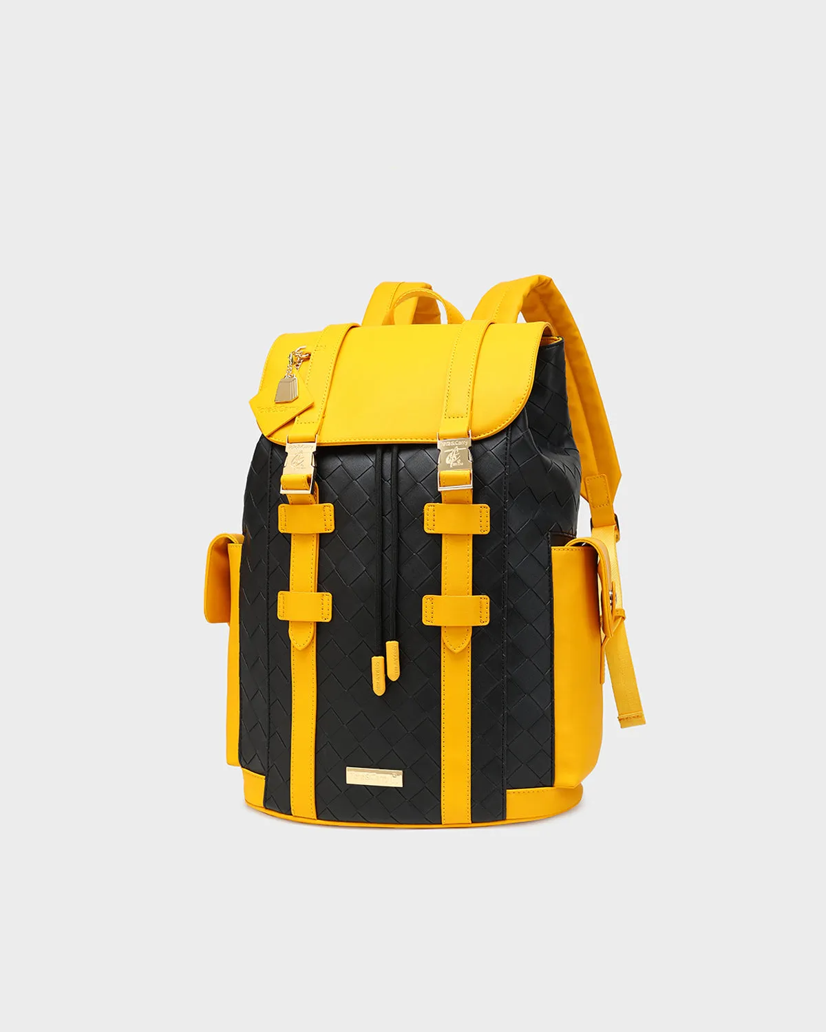 Bodega Explorer Backpack in Black & Yellow