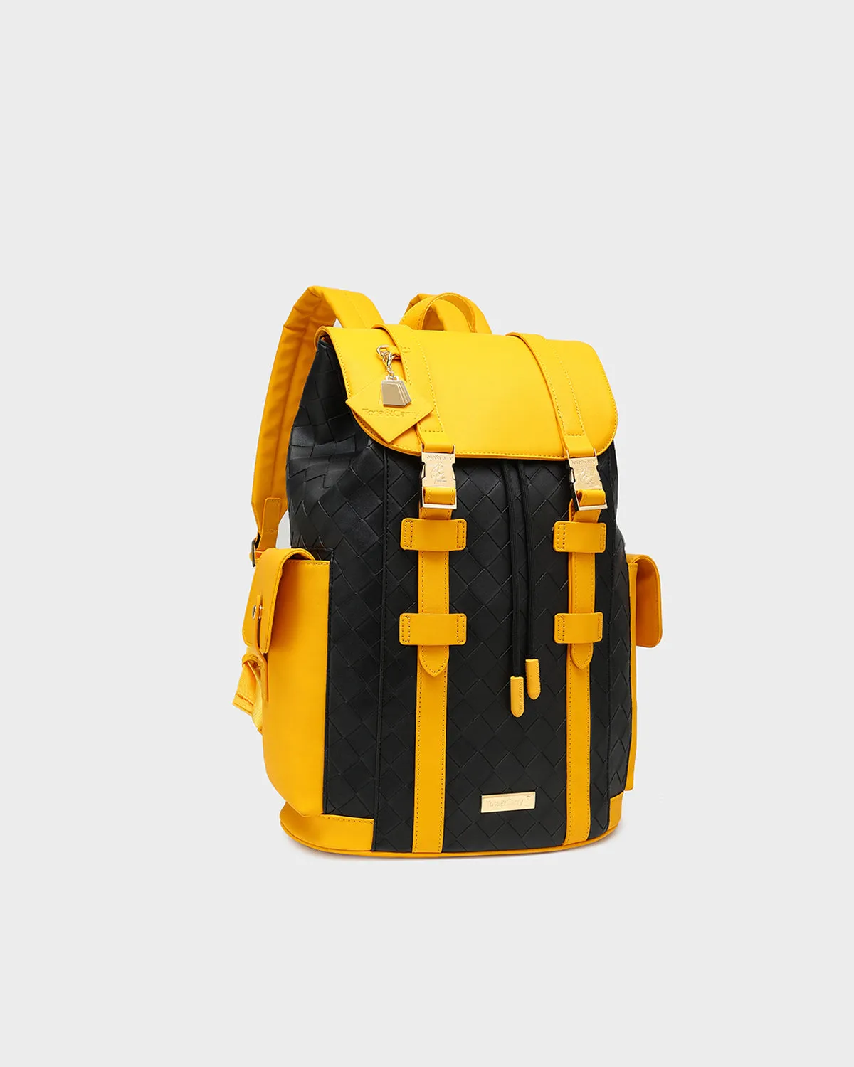 Bodega Explorer Backpack in Black & Yellow